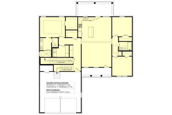 Floor Plan - Other Floor for Farmhouse House Plan #430-405 - 3 bed, 2 bath