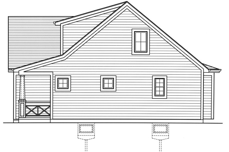 Home Plan - Exterior - Other Elevation 1 for Country House Plan #46-920 - 3 bed, 2.5 bath