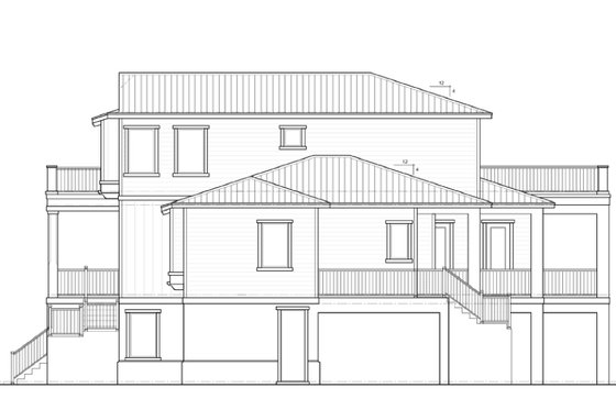 Exterior - Other Elevation 1 for Cottage House Plan #938-162 - 4 bed, 4.5 bath