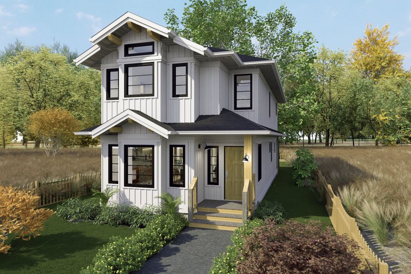 Architectural House Design - Exterior - Other Elevation 1 for Cottage House Plan #1101-5 - 3 bed, 2.5 bath