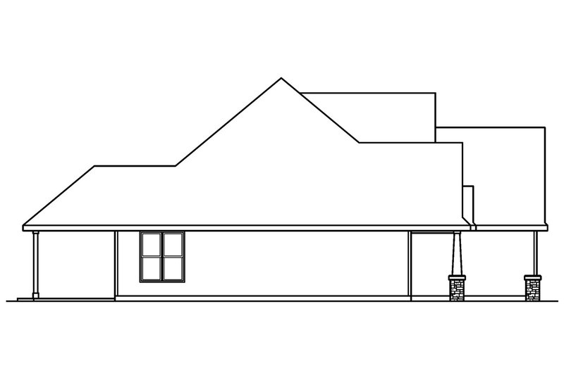 House Plan Design - Exterior - Other Elevation for Farmhouse House Plan #124-517 - 3 bed, 2.5 bath