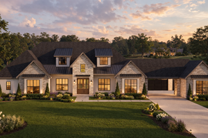Architectural House Design - Exterior - Front Elevation for European House Plan #1119-22 - 5 bed, 4.5 bath