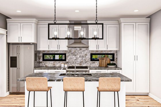 Interior - Kitchen for Farmhouse House Plan #455-309 - 3 bed, 2.5 bath