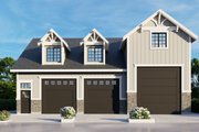 Craftsman Style House Plan - 1 Beds 1 Baths 1607 Sq/Ft Plan #112-188 