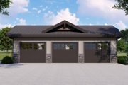 Cabin Style House Plan - 5 Beds 4 Baths 7694 Sq/Ft Plan #1064-350 