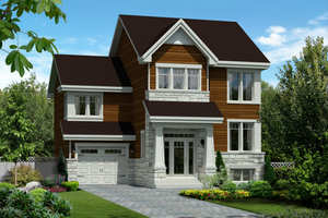 Traditional Exterior - Front Elevation Plan #25-4663
