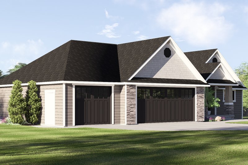 House Design - Exterior - Other Elevation 2 for Craftsman House Plan #1064-479 - 3 bed, 2 bath