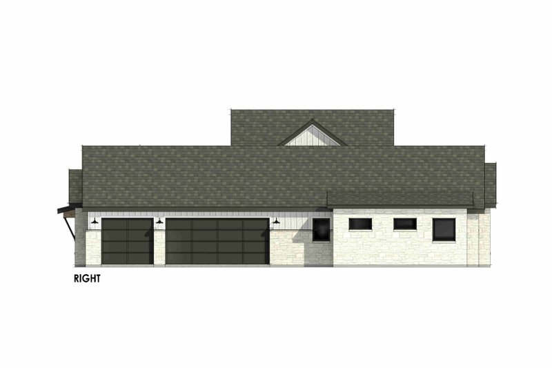 House Design - Exterior - Other Elevation 1 for Farmhouse House Plan #1096-31 - 4 bed, 4.5 bath