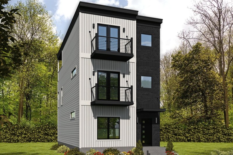 House Plan Design - Contemporary Exterior - Front Elevation Plan #932-319