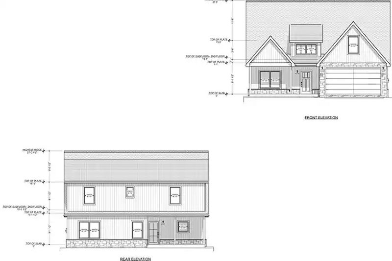 Architectural House Design - Exterior - Other Elevation for Traditional House Plan #1116-47 - 3 bed, 2.5 bath