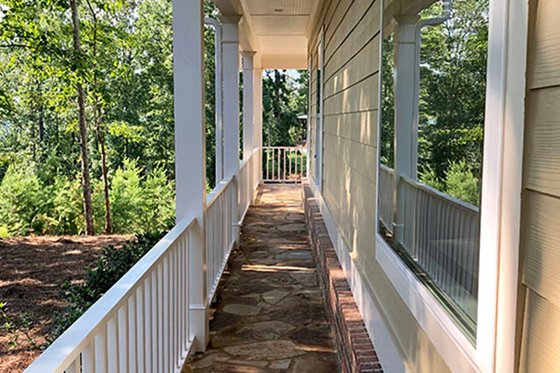 Side Walkway between Porches