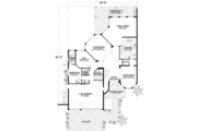 Mediterranean Style House Plan - 6 Beds 4.5 Baths 4881 Sq/Ft Plan #420-291 