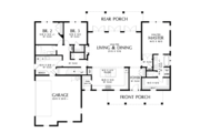 Farmhouse Style House Plan - 3 Beds 2.5 Baths 2104 Sq/Ft Plan #48-980 