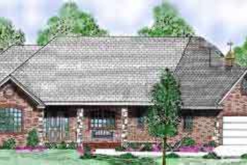 Home Plan - European Exterior - Front Elevation Plan #52-178