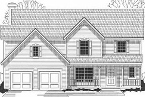 Traditional Exterior - Front Elevation Plan #67-537