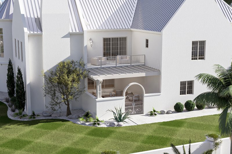 Dream House Plan - Exterior - Other Elevation 4 for Beach House Plan #455-810 - 5 bed, 7 bath