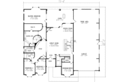Adobe / Southwestern Style House Plan - 4 Beds 3 Baths 2540 Sq/Ft Plan #1-601 