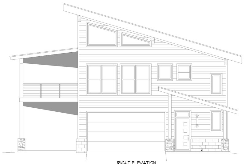 Dream House Plan - Exterior - Other Elevation 1 for Contemporary House Plan #932-1177 - 6 bed, 4 bath