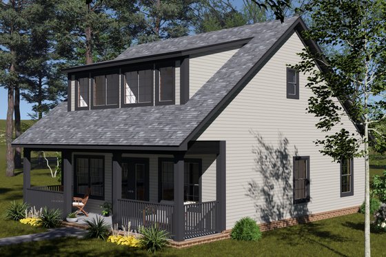 Exterior - Other Elevation for Cottage House Plan #513-2396 - 3 bed, 2.5 bath