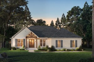 Exterior - Front Elevation 3 for Traditional House Plan #430-409 - 4 bed, 2 bath