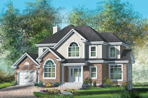 Traditional Exterior - Front Elevation Plan #25-4716