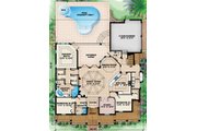 Beach Style House Plan - 4 Beds 3.5 Baths 3020 Sq/Ft Plan #27-446 