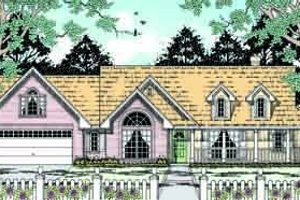 Traditional Exterior - Front Elevation Plan #42-298