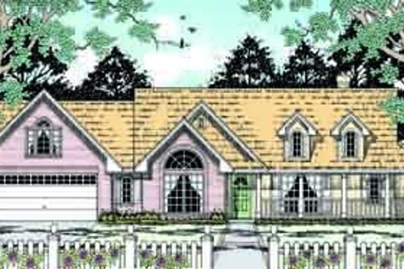 Traditional Style House Plan - 3 Beds 2 Baths 1880 Sq/Ft Plan #42-298