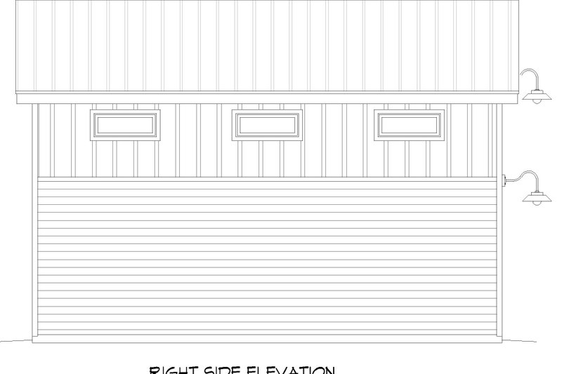 House Design - Exterior - Other Elevation 1 for Contemporary House Plan #932-761, 0 bath
