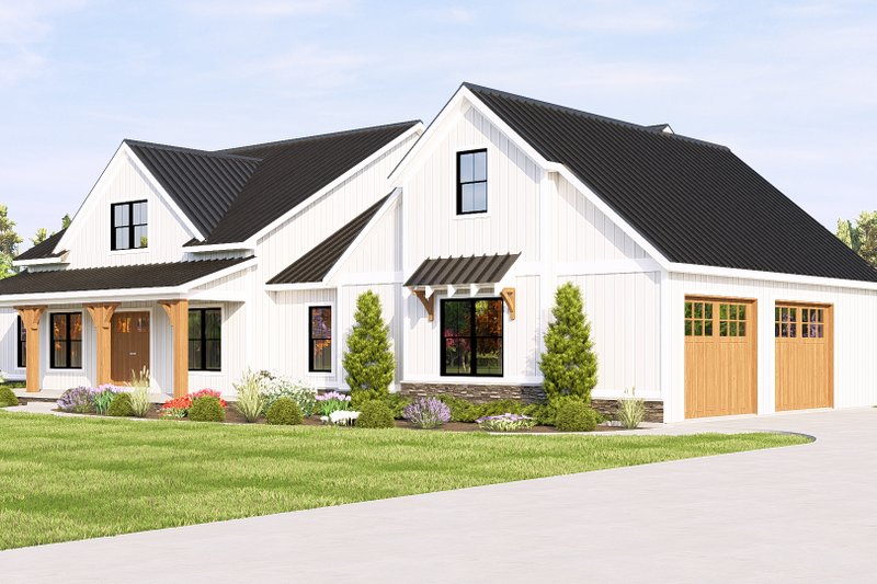 Dream House Plan - Exterior - Other Elevation for Farmhouse House Plan #1064-122 - 3 bed, 2.5 bath