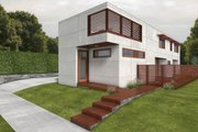 Modern Style House Plan - 2 Beds 2 Baths 2032 Sq/Ft Plan #497-53 