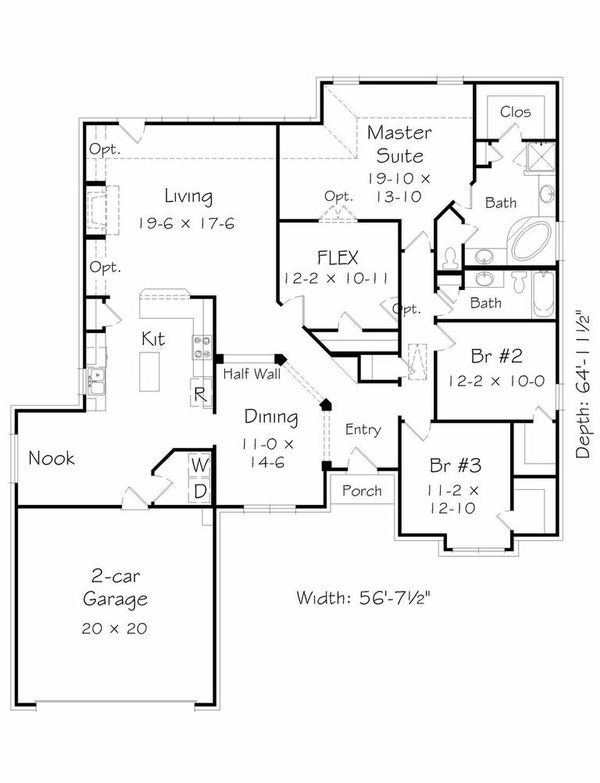 Floor Plan - Main Floor Plan #329-339