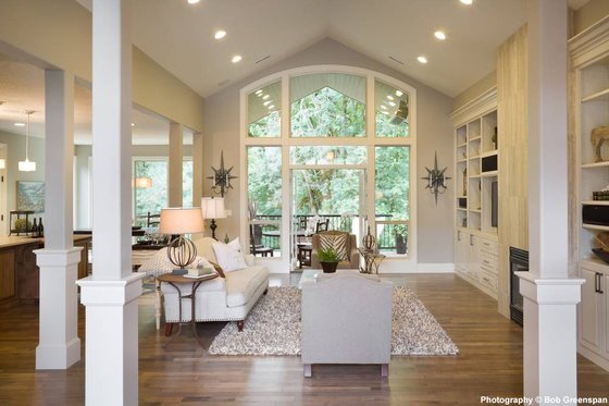 Interior - Family Room for Craftsman House Plan #48-615 - 4 bed, 3.5 bath