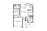 Traditional Style House Plan - 3 Beds 2 Baths 1509 Sq/Ft Plan #42-111 
