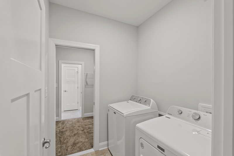 Home Plan - Interior - Laundry for Craftsman House Plan #20-2323 - 3 bed, 2 bath