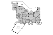 European Style House Plan - 4 Beds 4.5 Baths 5113 Sq/Ft Plan #115-125 
