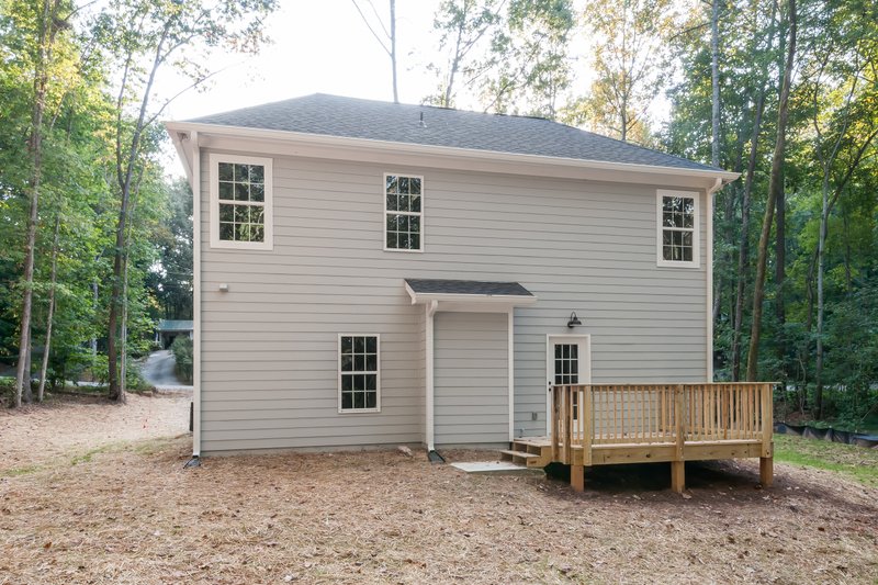 Dream House Plan - Exterior - Rear Elevation for Farmhouse House Plan #20-2539 - 3 bed, 2.5 bath