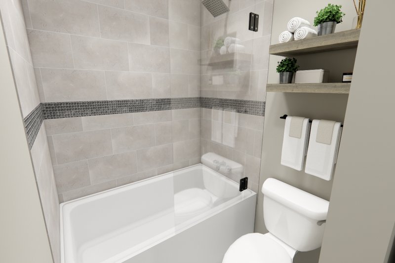 House Plan Design - Interior - Bathroom 2 for Craftsman House Plan #51-1414 - 4 bed, 3.5 bath