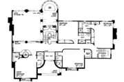 European Style House Plan - 5 Beds 7 Baths 6628 Sq/Ft Plan #72-209 