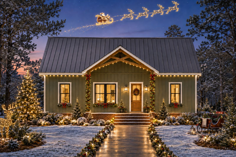 House Design - Exterior - Front Elevation 3 for Farmhouse House Plan #44-321 - 3 bed, 2 bath
