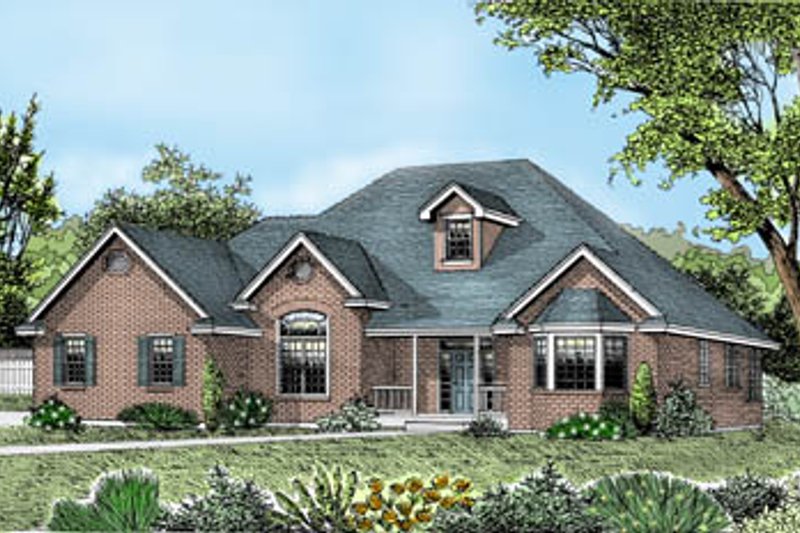 Traditional Style House  Plan  3 Beds 2 Baths 2200  Sq  Ft  