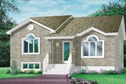Colonial Style House Plan - 3 Beds 1 Baths 1182 Sq/Ft Plan #25-1103 