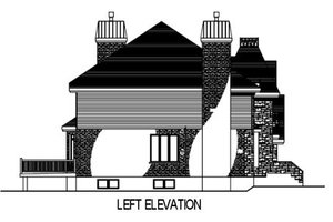 Exterior - Other Elevation for European House Plan #138-247 - 4 bed, 2.5 bath
