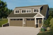 Cottage Style House Plan - 2 Beds 1.5 Baths 842 Sq/Ft Plan #1064-25 