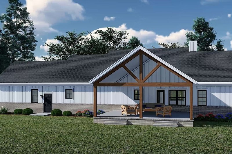 Home Plan - Exterior - Other Elevation 1 for Farmhouse House Plan #932-1216 - 3 bed, 2.5 bath