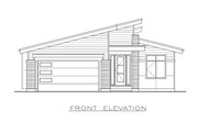 Contemporary Style House Plan - 3 Beds 2 Baths 1341 Sq/Ft Plan #1100-45 