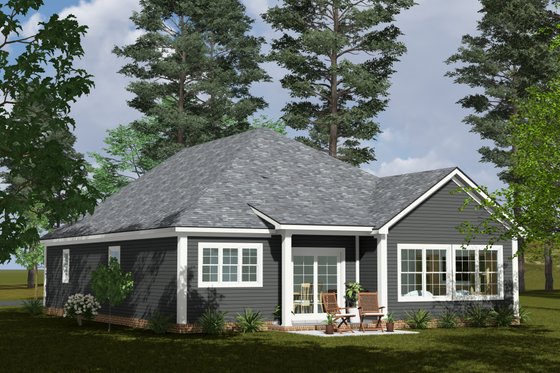 Exterior - Other Elevation 1 for Cottage House Plan #513-2420 - 3 bed, 2 bath