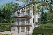 Contemporary Style House Plan - 2 Beds 1 Baths 1344 Sq/Ft Plan #23-2660 