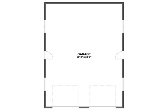 Floor Plan - Main Floor for Traditional House Plan #1060-491, 0 bath