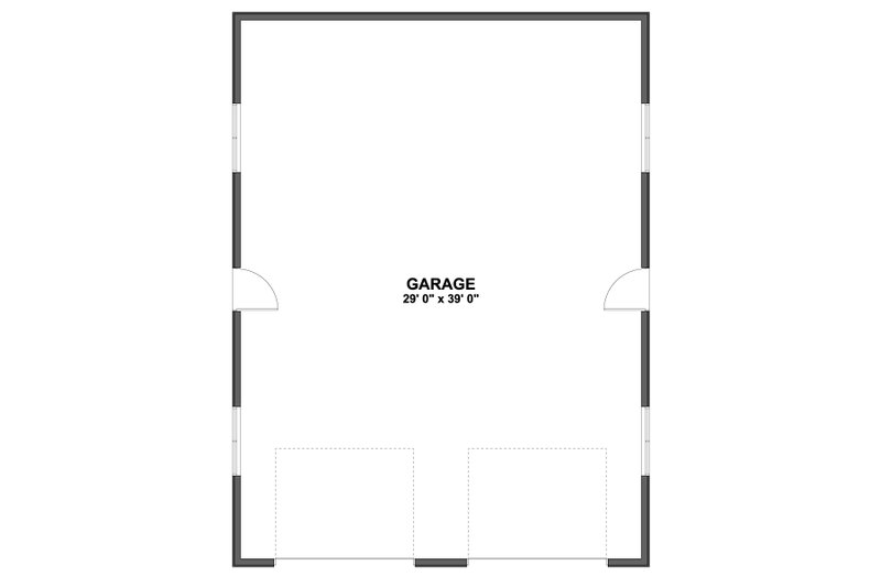 Architectural House Design - Floor Plan - Main Floor for Traditional House Plan #1060-491, 0 bath